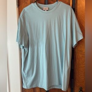 H&M Men's Sky Blue Short Sleeve Tee